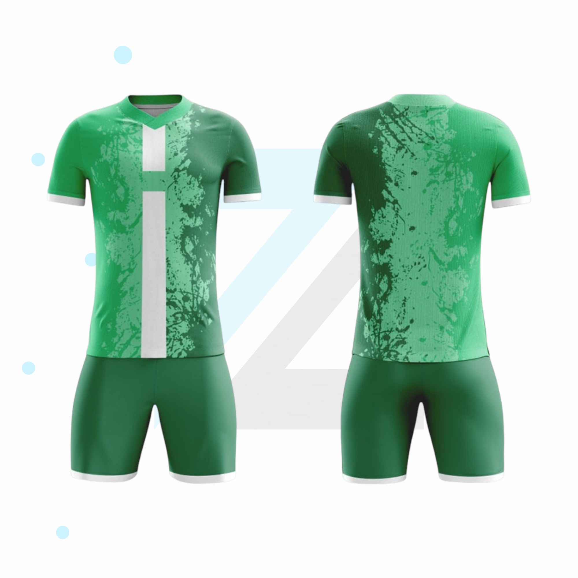 PowerLink Elite Soccer Uniform | Custom Match Jersey & Advanced Flex Performance Shorts angle 2
